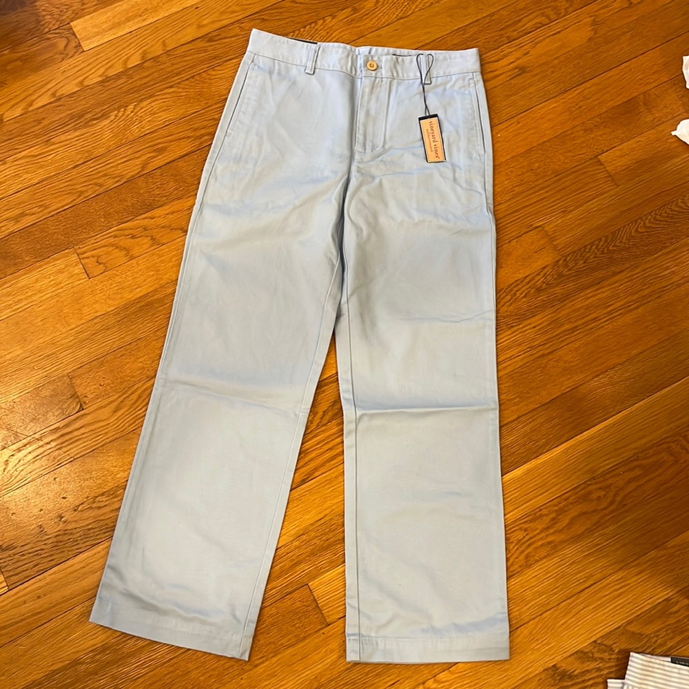 Vineyard Vines Classic Fit Club Pant NWT Size 12 14 Jake Blue